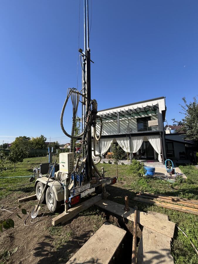 Foraj pentru alimentare cu apă, uz casnic — Galați · 120 m